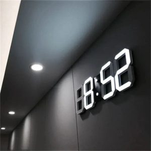 Horloge Murale LED 3D Design Moderne