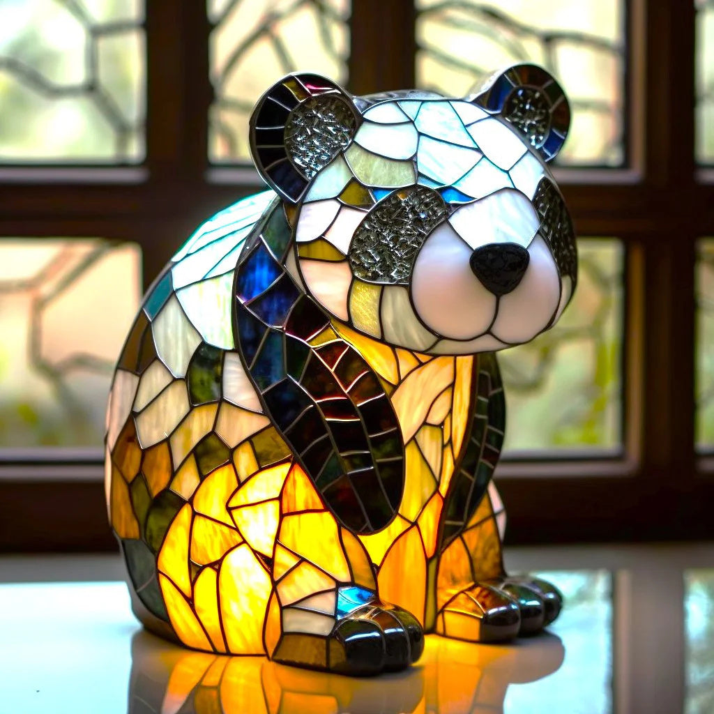 Lampe de Nuit Résine Teintée Décorative - Image 8
