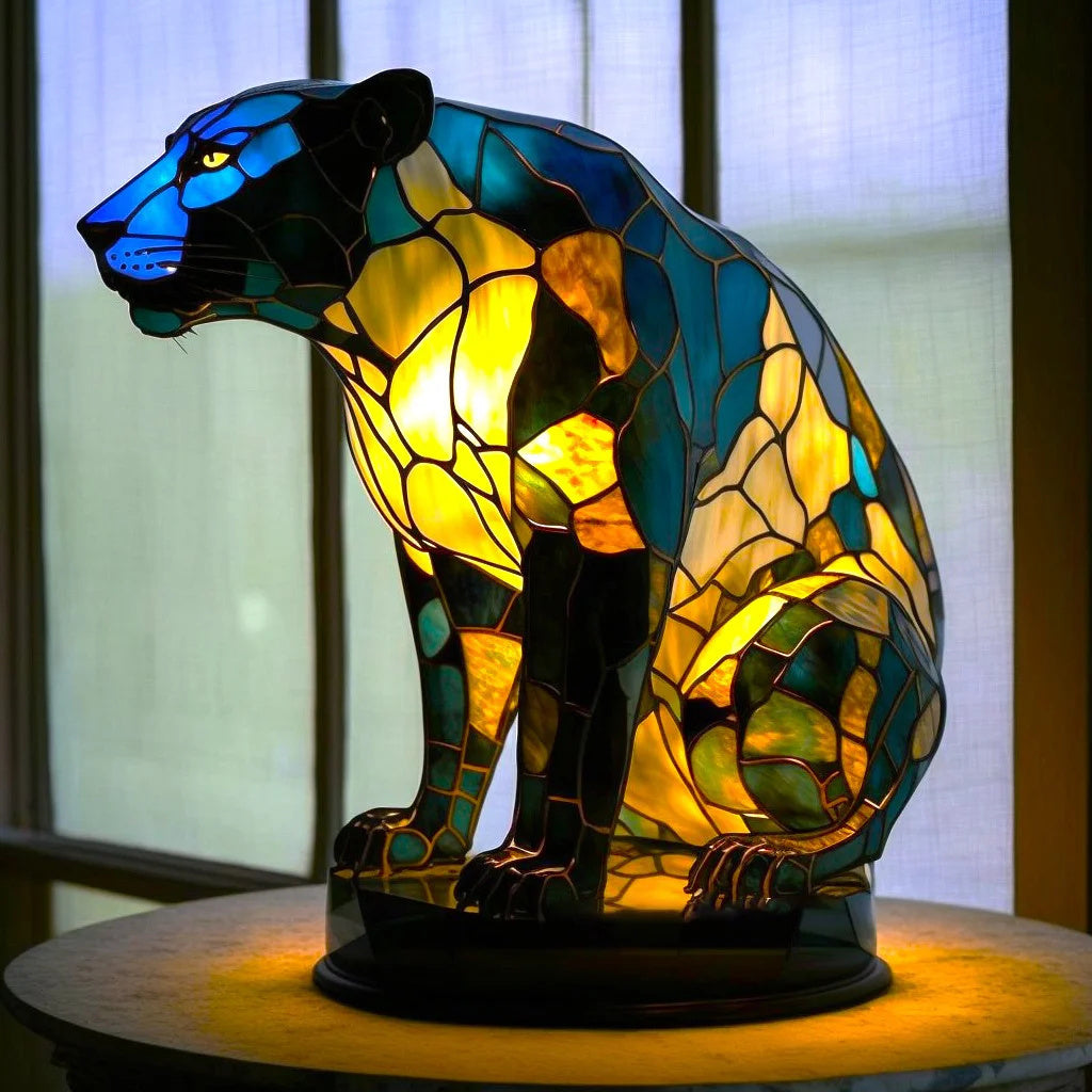 Lampe de Nuit Résine Teintée Décorative - Image 11