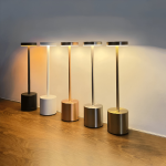 Draadloze Oplaadbare Tafellamp - Retro LED Verlichting voor Woonkamer en Slaapkamer 0