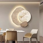 Horloge Moderne Bois Mouvement Quartz