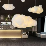 Lustre Nuage Flottant Moderne