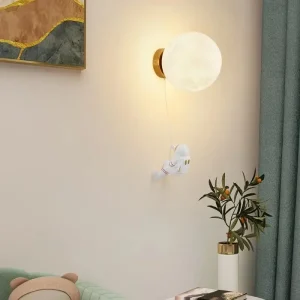 Applique LED Astronaute & Lune Enfant