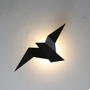 Applique LED Métal Forme d'Oiseau