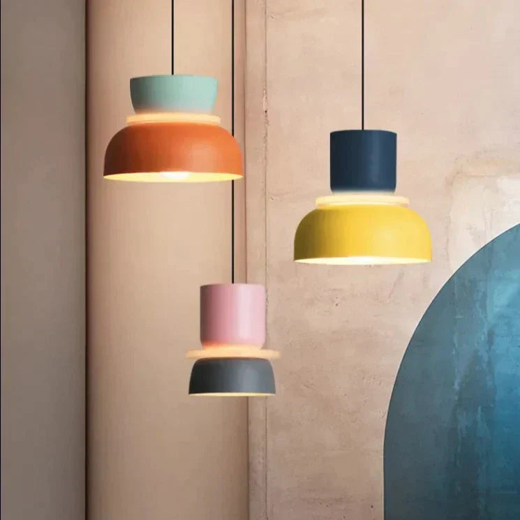Lampe Suspendue Macaron LED Moderne - Image 4