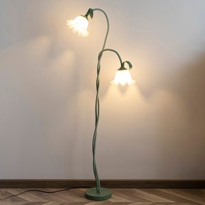 Lampadaire Floral Romantique Nordique DIY